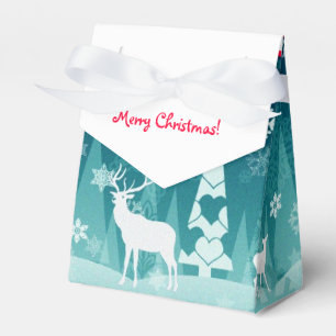 Ballotins Boîte de faveur de cerf de Noël mignon