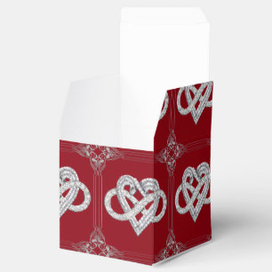 Ballotins Boîte de faveur de cœur d'infini
