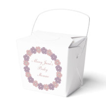 Boîte de faveur de douche de bébé
