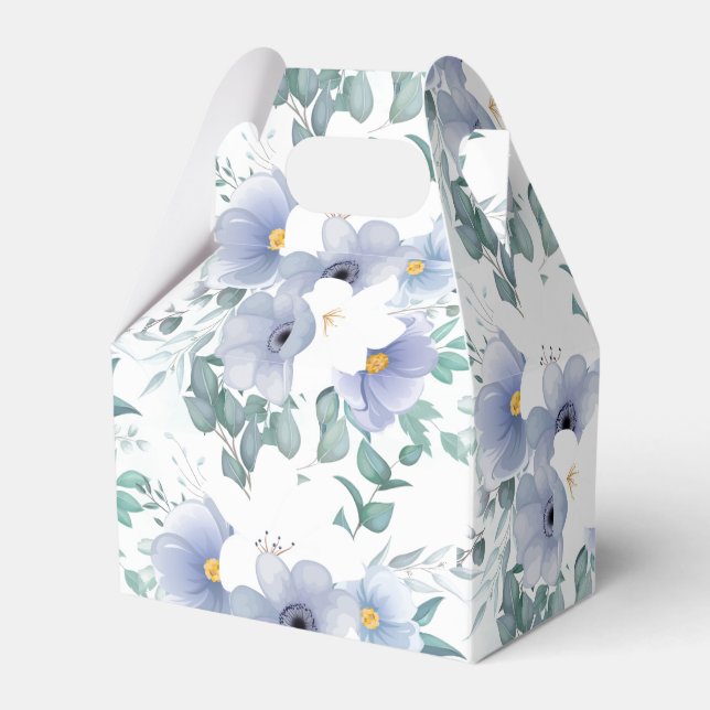 Ballotins Boîte de faveur de fête - Boîte de faveur de fleur (Verso)