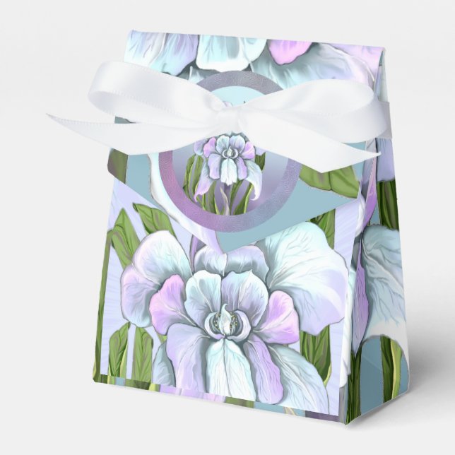 Ballotins Boîte de faveur de fleurs Smeraldo (Verso)