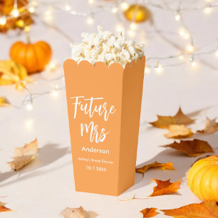 Ballotins Boîte de faveur de future Mme Orange pour la douch