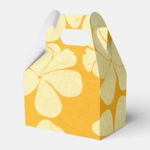 Ballotins Boîte de faveur de la fête artistique tropicale