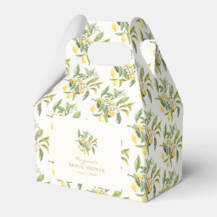 Ballotins Boîte de faveur de mariage au citron