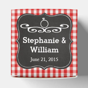 Ballotins Boîte de Faveur de Mariage Barbeque 'I Do BBQ Coup