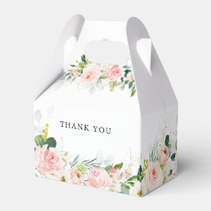 Ballotins Boîte de Faveur de Mariage de Roses Roses Éthérées