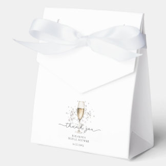 Ballotins Boîte de faveur de mariage élégante Perles & Prose