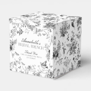 Ballotins Boîte de Faveur de Mariage Florale Toile De Jouy N