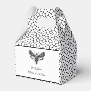 Ballotins Boîte de Faveur de Mariage gothique - Moth & dente