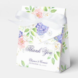 Ballotins Boîte de Faveur de Mariage Sophistiquée Lilas et P