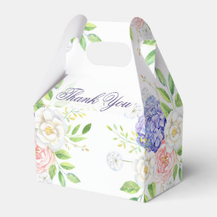 Ballotins Boîte de Faveur de Mariage Sophistiquée Lilas et P