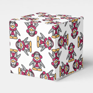 Ballotins Boîte de faveur de Noël à motif de manchots