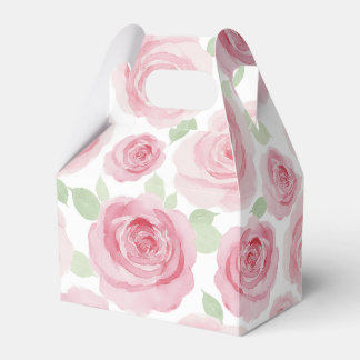Ballotins Boîte de faveur de rose romantique