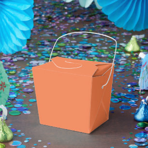 Ballotins Boîte de Faveur de Style à Emporter Orange Mandari