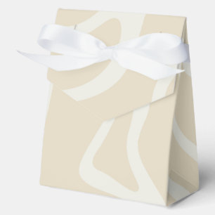 Ballotins Boîte de faveur de tente de motif organique simple