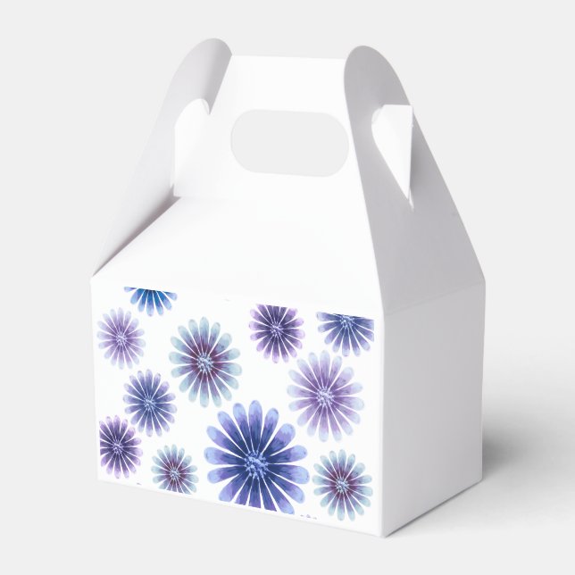Ballotins Boîte de faveur florale de lavande (Verso)