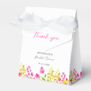 Ballotins Boîte de faveur florale personnalisée pour la douc