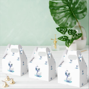 Ballotins Boîte de faveur Gable Canard Blanc Mignon
