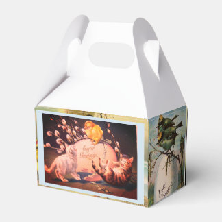 Ballotins Boîte de faveur Gable Pâques GABLE GAVOR BOX