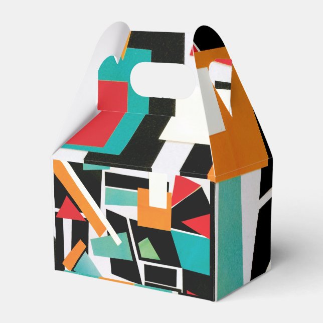 Ballotins Boîte de faveur géométrique (Arrière)