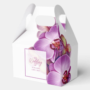 Ballotins Boîte de Faveur Mariage Orchidées