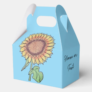Ballotins Boîte de faveur Tournesol