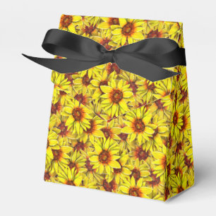Ballotins Boîte de Faveur Tournesol