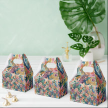 Boîte de Faveurs Florales Vibrantes