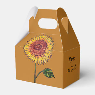 Ballotins Boîte de faveurs Tournesol