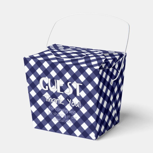 Ballotins BOÎTE DE FAVORISATION 9 BLEU-PARTY, sortez (Verso)