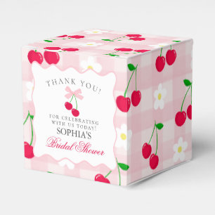 Ballotins Boîte de Fête de Noces de Coquette Rose Cerise Dou