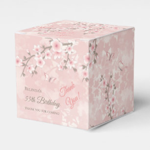 Ballotins Boîte de Fête Rose Pâle Fleur de Cerisier
