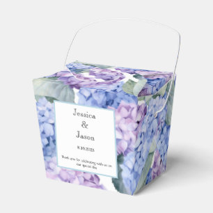 Ballotins Boîte de friandises à motif d'hortensia pour fête