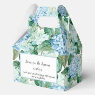 Ballotins Boîte de friandises à motif d'hortensia pour fête