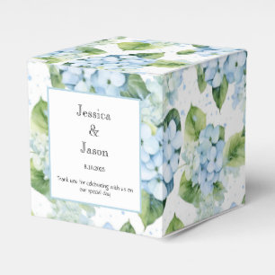 Ballotins Boîte de friandises à motif d'hortensia pour fête