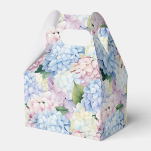 Ballotins Boîte de friandises à motif d'hortensia pour fête