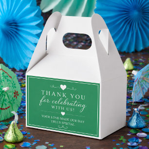 Ballotins Boîte de friandises de faveur de mariage de luxe