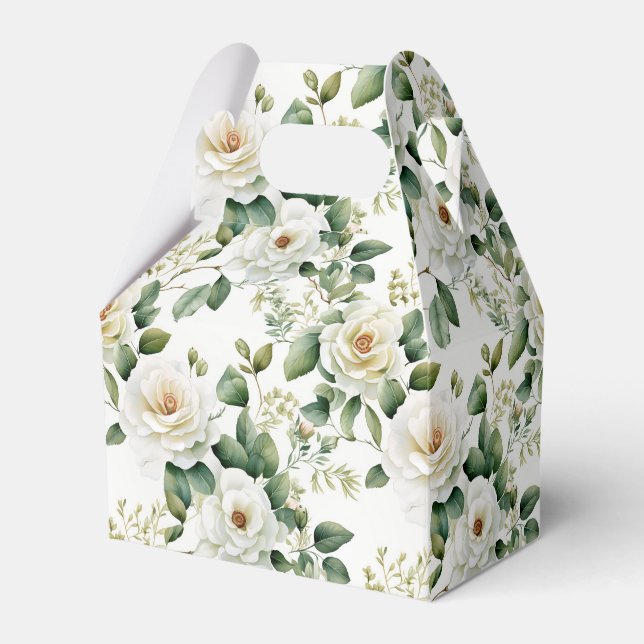 Ballotins Boîte de friandises Florale (Verso)