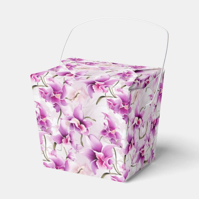 Ballotins Boîte de friandises pour fête des orchidées (Verso)