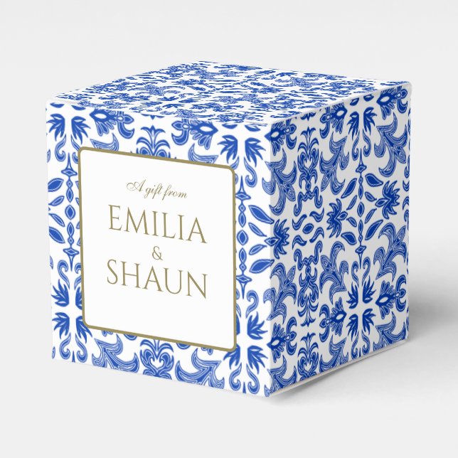 Ballotins Boîte de mariage méditerranéenne (Verso)