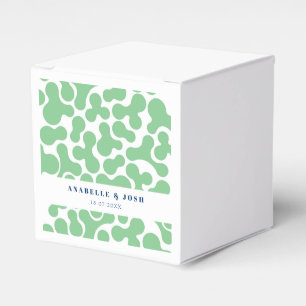Ballotins Boîte de Mariage personnalisée Sage Green