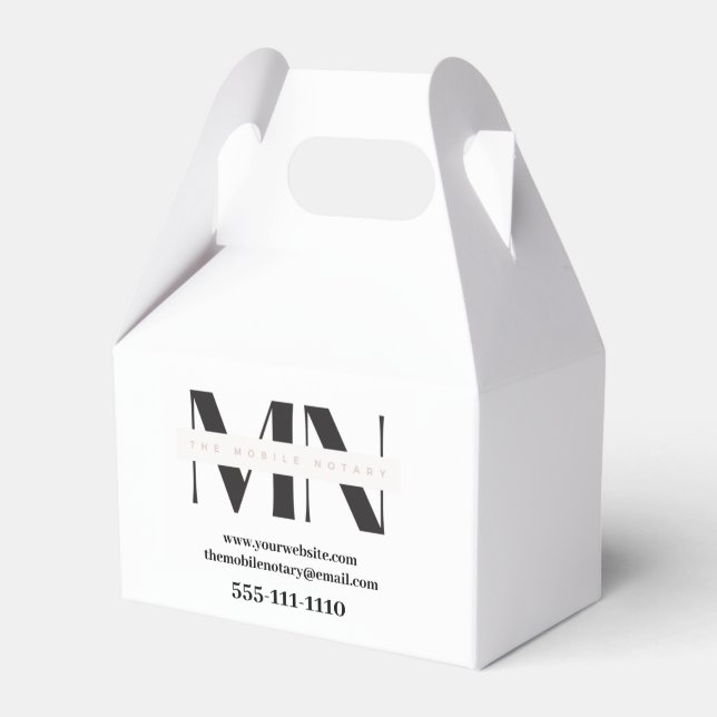 Ballotins Boîte de marketing pour entreprise portable (Verso)