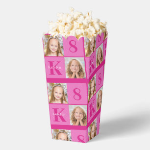 Ballotins Boîte de Popcorn pour Fête d'Anniversaire Fille Ro