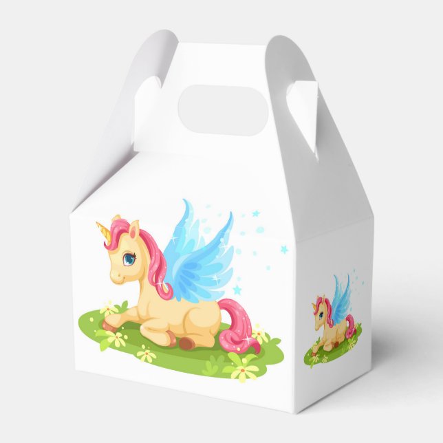Ballotins Boîte de préférence de la Partie Unicorn (Verso)