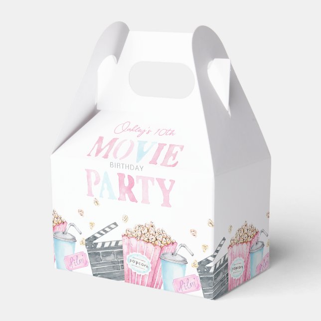 Ballotins Boîte de préférence pour la fête de cinéma (Verso)