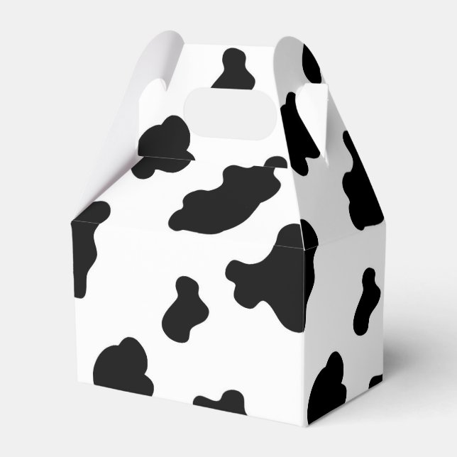 Ballotins Boîte de préférence pour le motif de vache de pays (Verso)