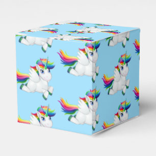Ballotins Boîte de préférence Rainbow Unicorn Party