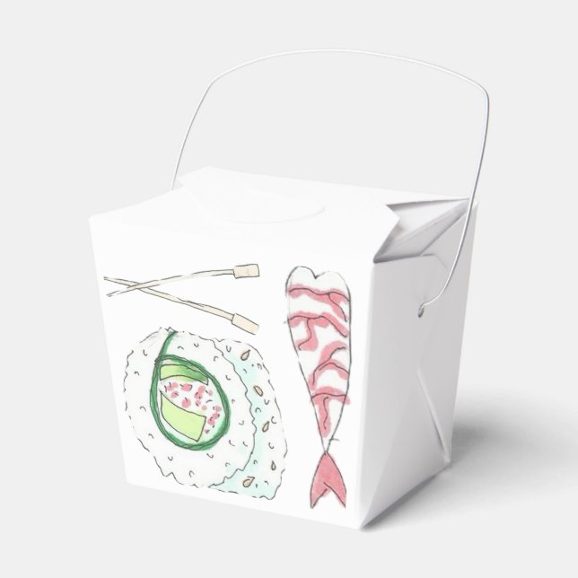 Ballotins Boîte de prise sushi (Verso)