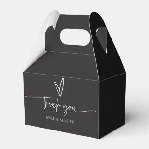 Ballotins Boîte de remerciement de cadeau de faveur Mariage