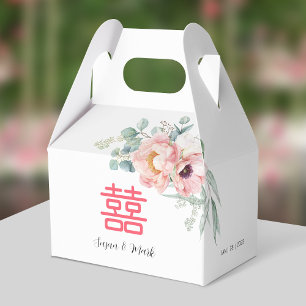 Ballotins Boîte de remerciement de mariage chinois